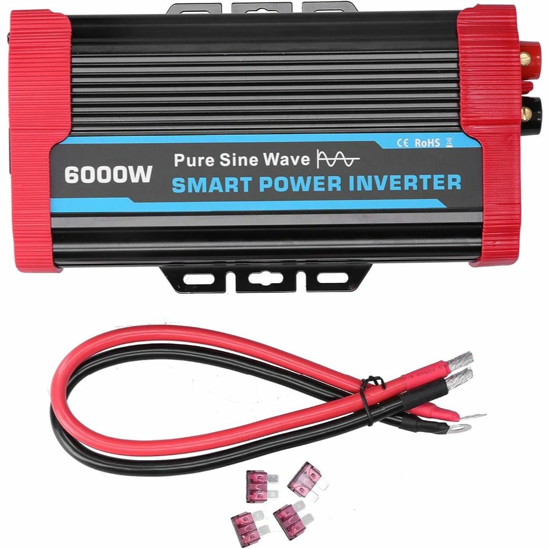 ジャンク　 DC-AC 正弦波インバータ 6000W　12V〜110V‑120V