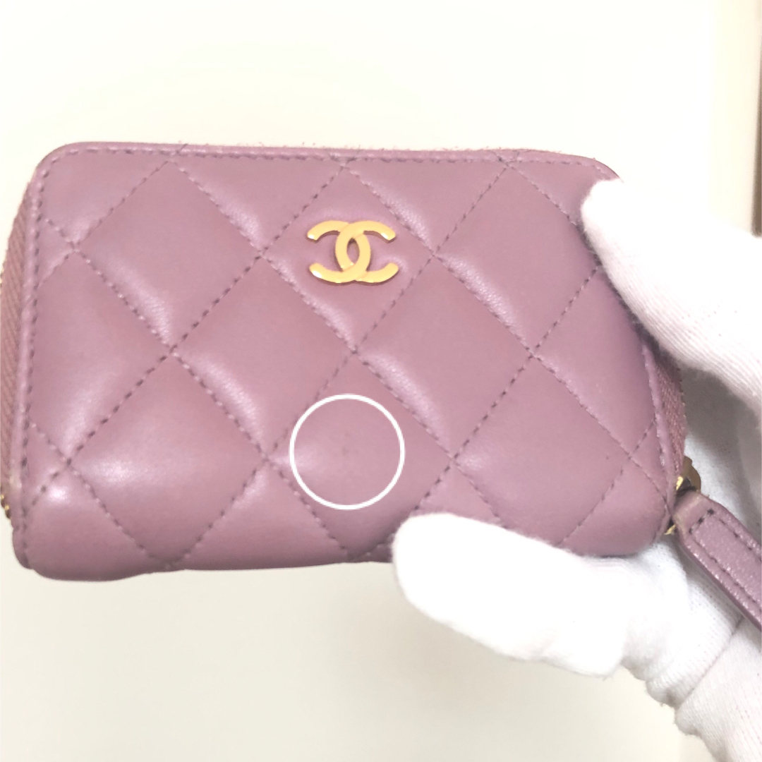 CHANEL シャネル　コインパース　カードケース　コインケース　ラムスキン