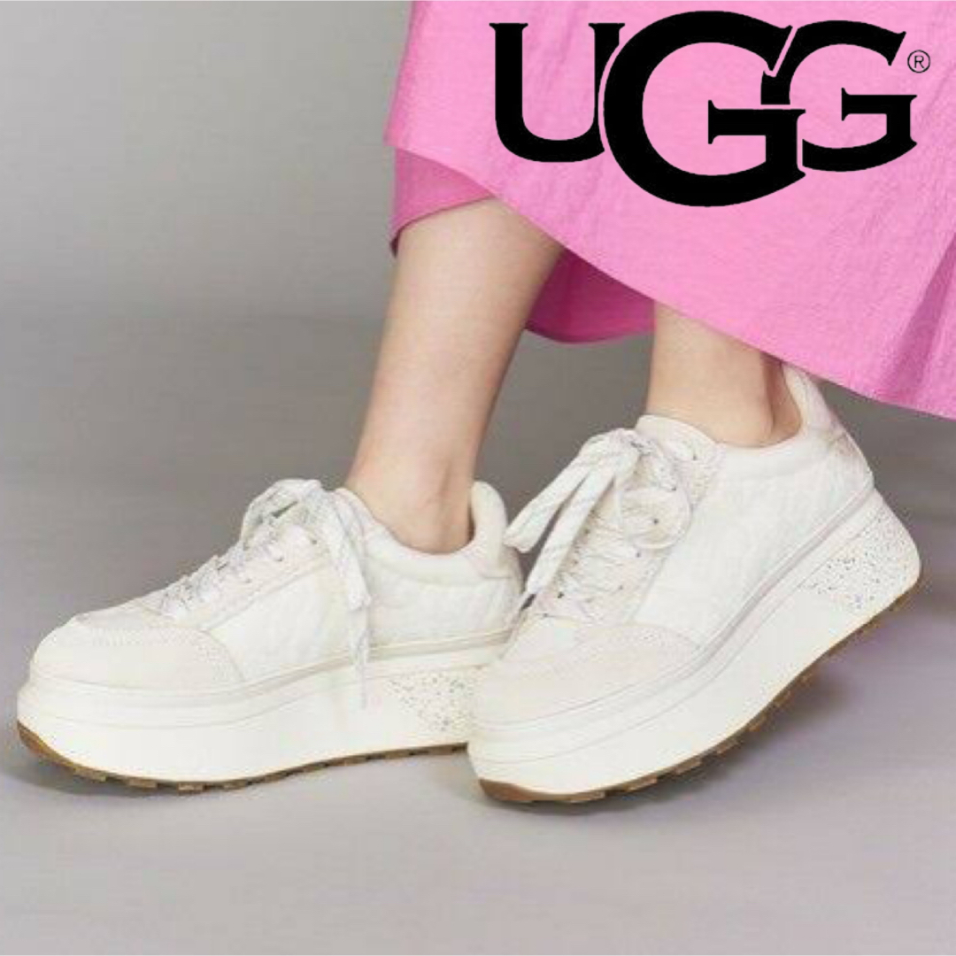 UGG アグ MARIN LACE LOGO 厚底 スニーカー　23.5cm