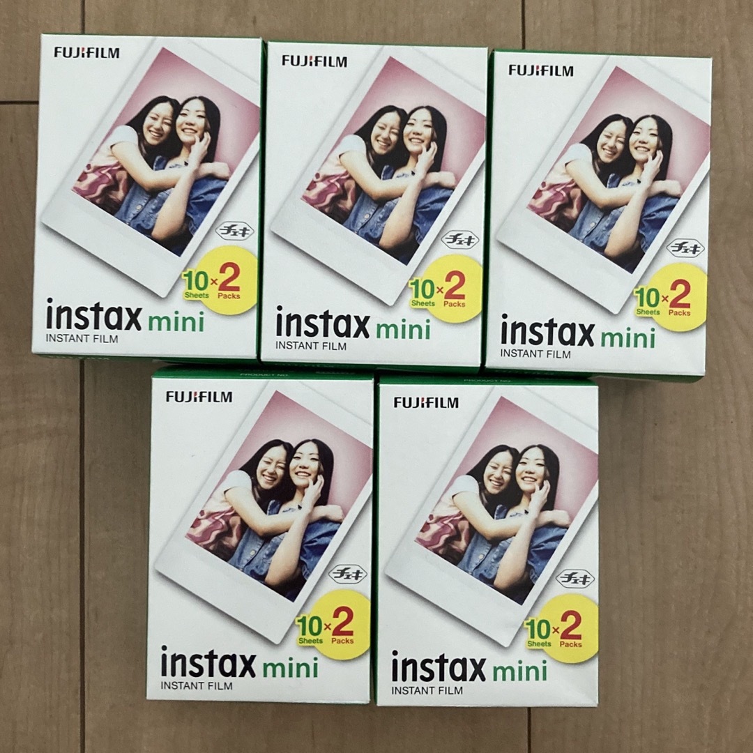 インスタントフイルム　instax mini 10×2パック　5箱(100枚)