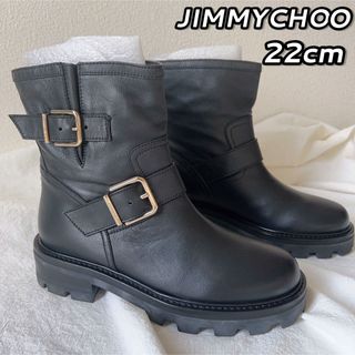 ジミーチュウ(JIMMY CHOO)の【新品未使用】ジミーチュウ　ショートブーツ 22cm(ブーツ)