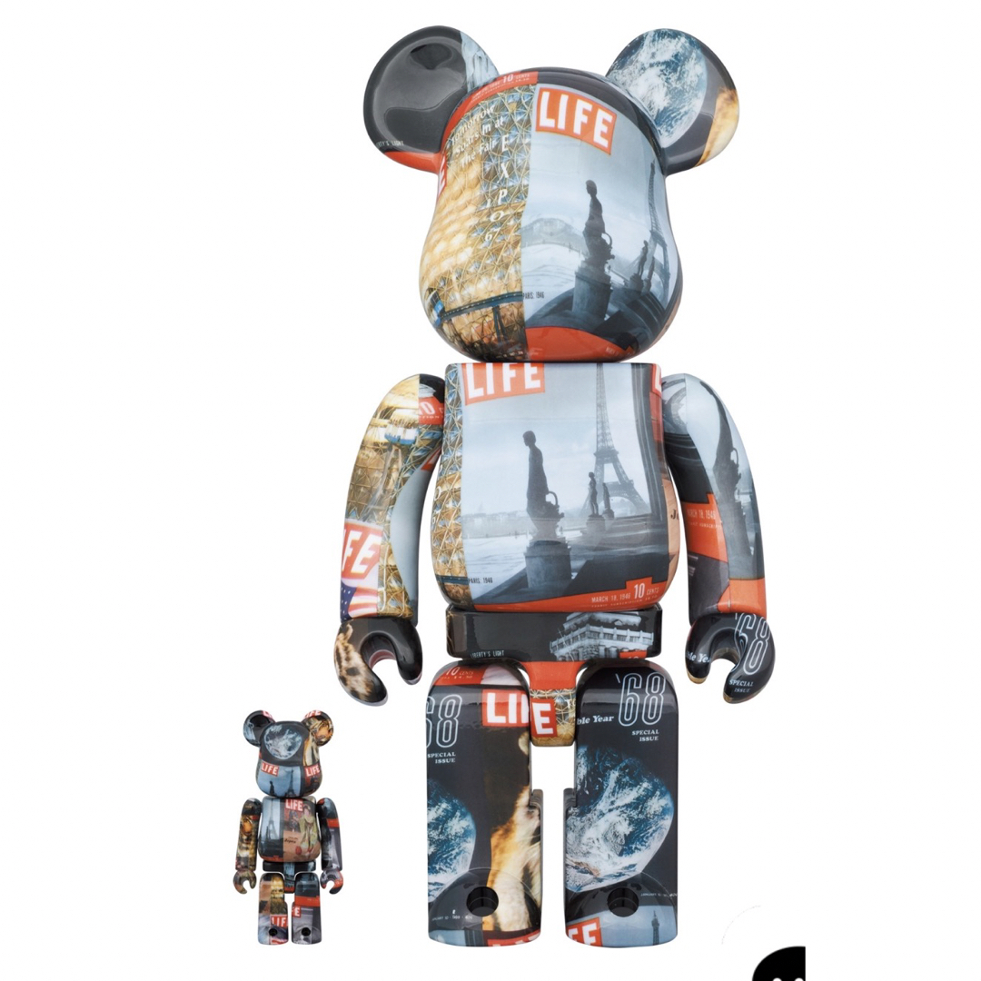 BE@RBRICK(ベアブリック)のBE@RBRICK LIFE MAGAZINE 100％ & 400％ エンタメ/ホビーのフィギュア(その他)の商品写真