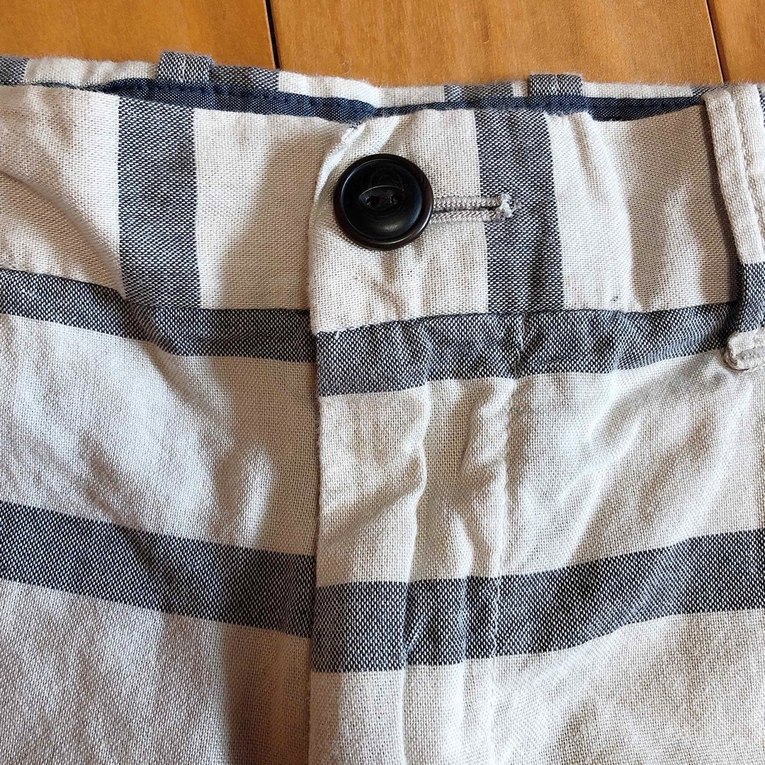 GAP(ギャップ)のGAP 半ズボン　ボーダー　グレー　白　メンズ　ショートパンツ メンズのパンツ(ショートパンツ)の商品写真