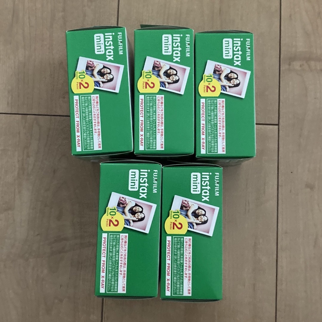 インスタントフイルム instax mini 10×2パック 5箱(100枚