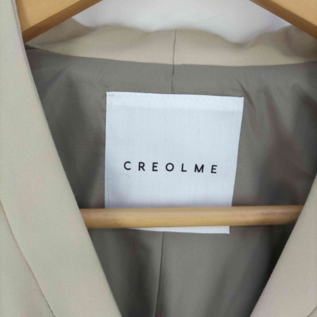 CREOLME(クレオルム) ノーカラーワイドジャケット レディース アウター 5