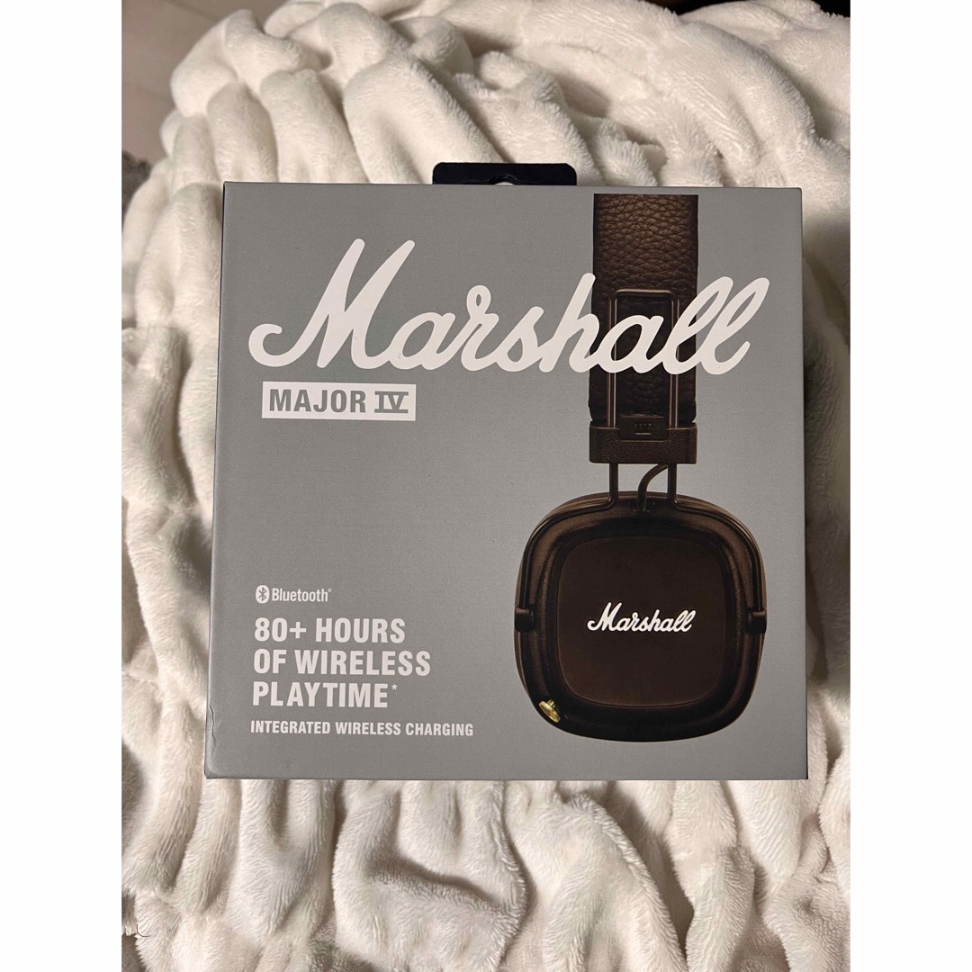 Marshall(マーシャル)のMarshall MAJOR Ⅳ BROWN マーシャル メジャー Ⅳブラウン  スマホ/家電/カメラのオーディオ機器(ヘッドフォン/イヤフォン)の商品写真