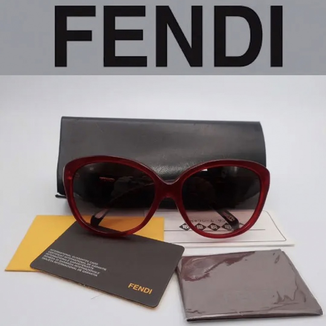 FENDI フェンディ サングラス FS5305A ズッカ べっ甲 マルチカラーレディース