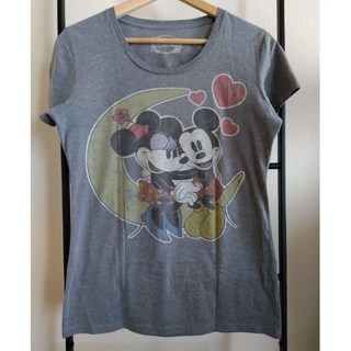 ディズニー(Disney)のUSA製　ミッキー＆ミニーTシャツ(Tシャツ(半袖/袖なし))