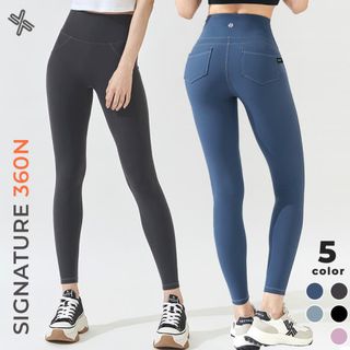 ルルレモン(lululemon)のXEXYMIX ゼクシィミックス  ポケット付き レギンス　ルルレモン好きに(ヨガ)