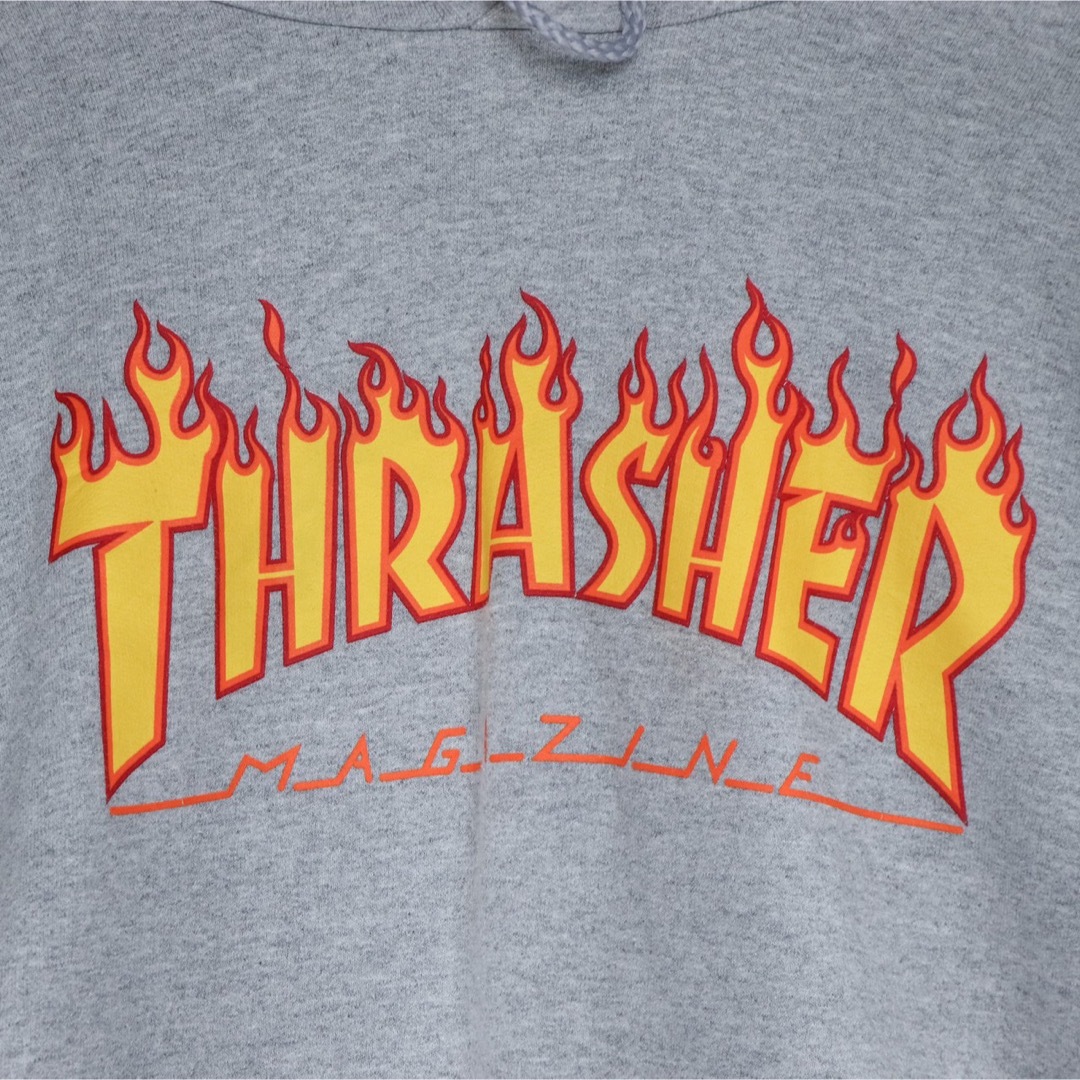 THRASHER(スラッシャー)の✳︎良品✳︎送料込【スラッシャー/THRASHER】パーカー　グレー　フード付き メンズのトップス(パーカー)の商品写真