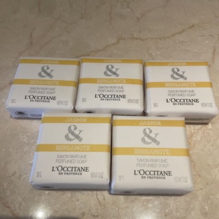 ロクシタン ジャスミン&ベルガモット 化粧石鹸 ソープ 5個セット (ボディソープ/石鹸)