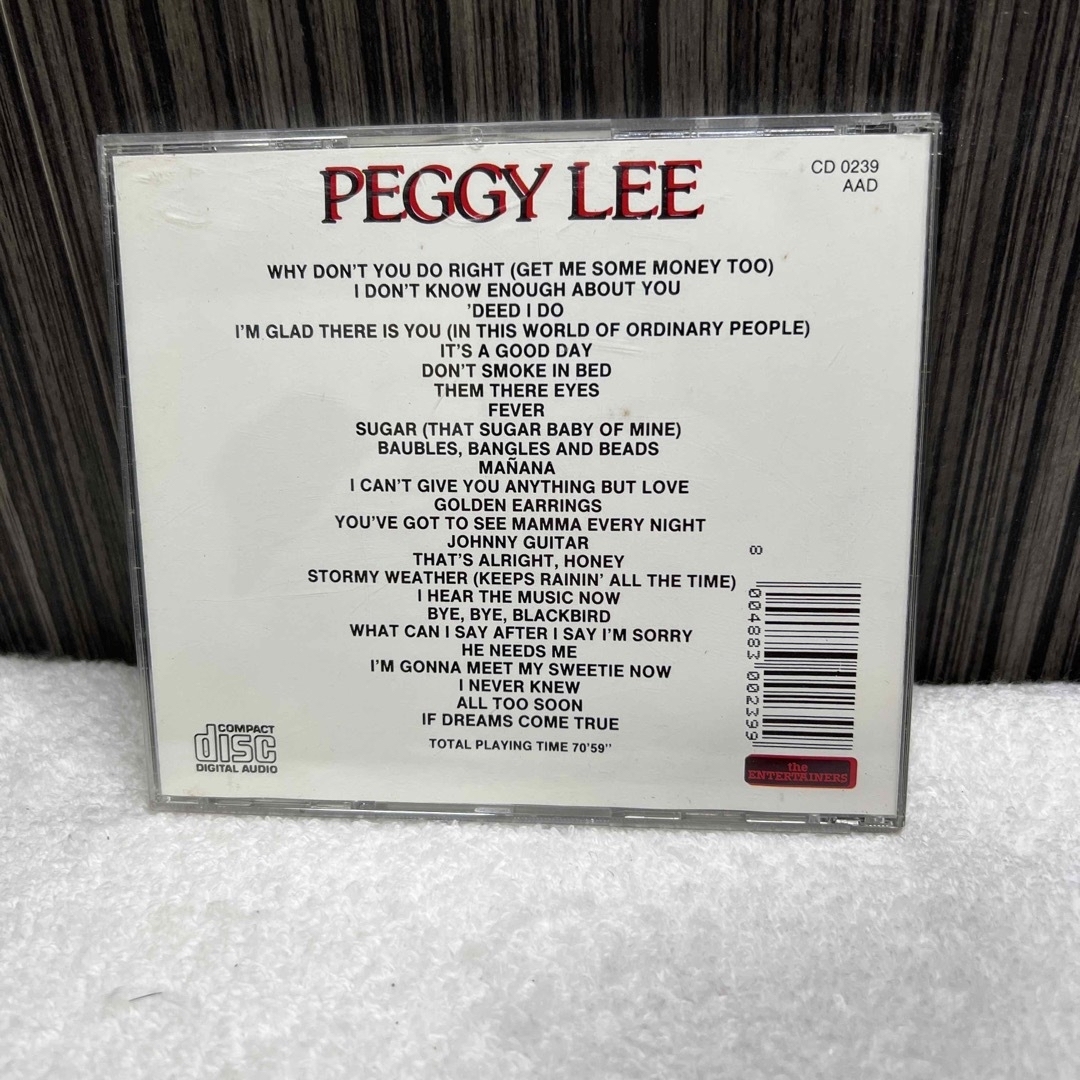 ピスタチオ様専用PEGGY LEEとホリデ　の二枚セット エンタメ/ホビーのCD(ブルース)の商品写真