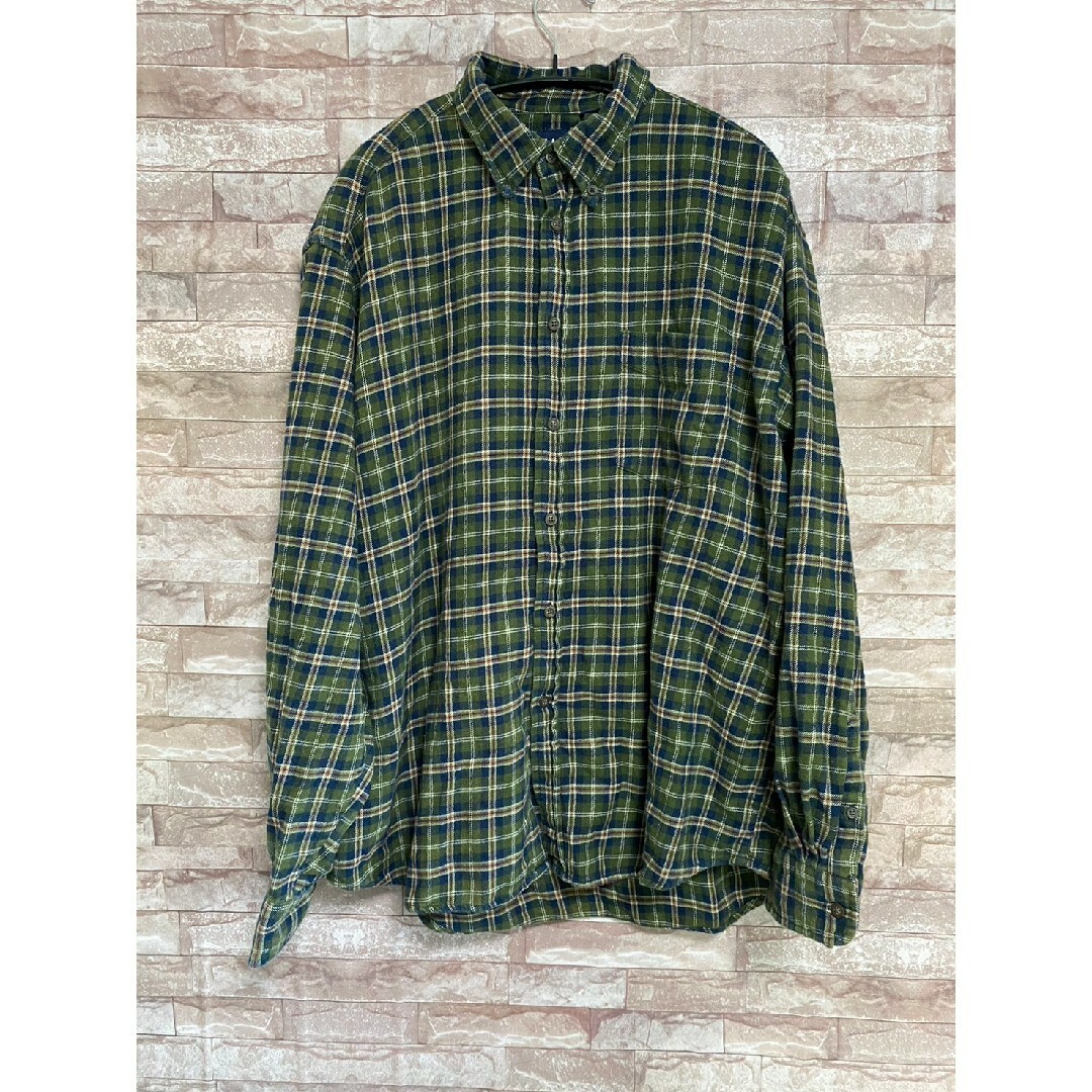 old gap check shirt