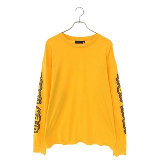 ドリューハウス  LS HUG TEE 袖ロゴプリント長袖カットソー  メンズ XL