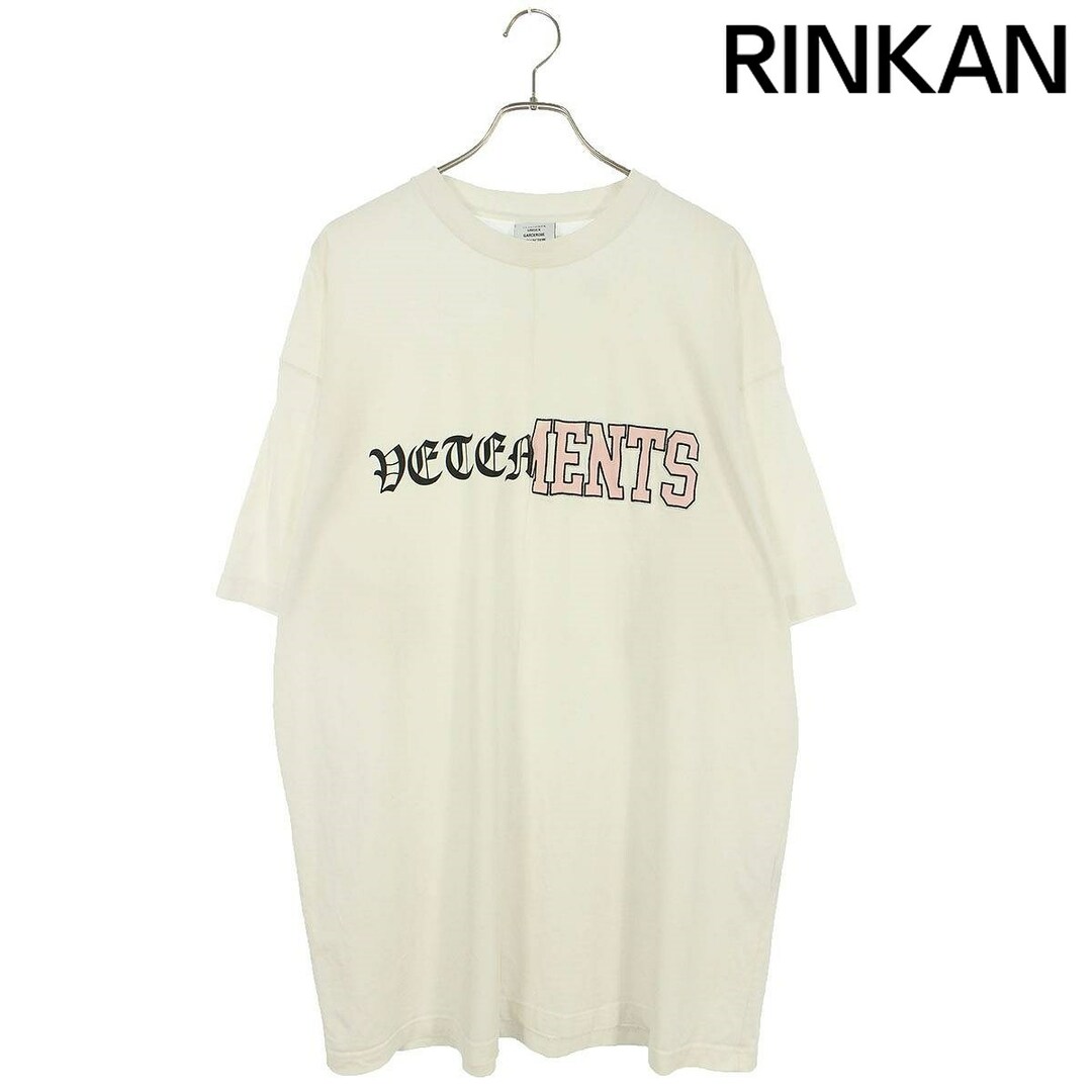 VETEMENTS 21SS カットアップ ロゴTシャツ