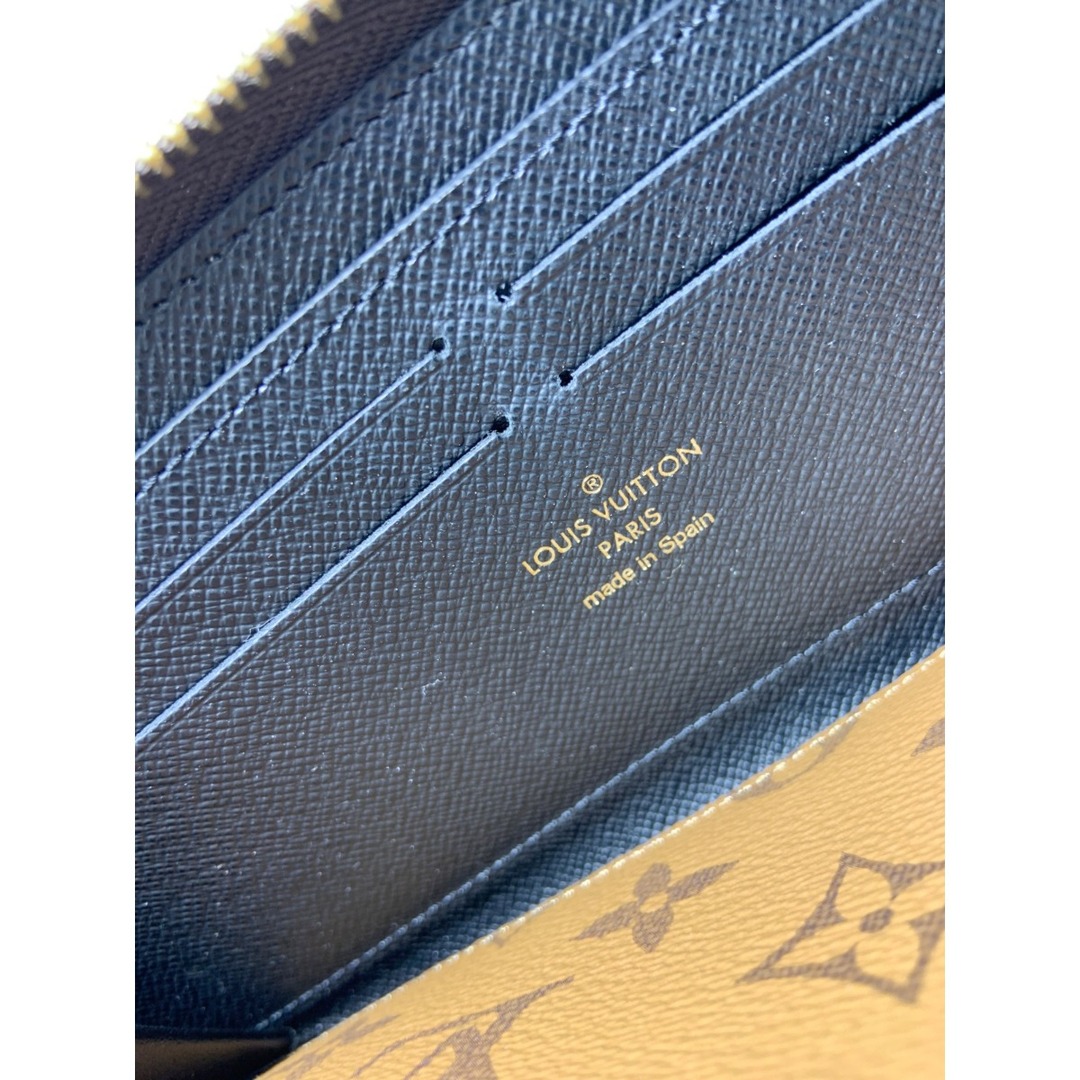 〇〇LOUIS VUITTON ルイヴィトン モノグラム リバース ポルトフォイユ クレマンス ラウンドファスナー 長財布 M82336 ブラウン