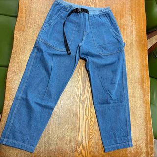 bukht ブフト 日本製 BIG DENIM PANTS ビッグデニムパンツ B-M35803 2(M) Indigo ワイド テーパード ジップフライ セルビッチ ジーンズ ボトムス【bukht】