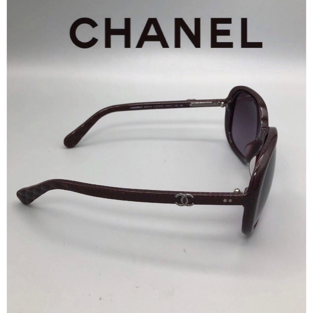 ファッション小物CHANEL ココマーク サングラス ブラウン 5244-A マトラッセ