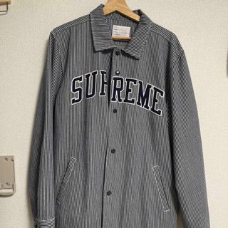 Supreme Louis Vuitton SUPREME LOUISVUITTON Size: 48 17AW LV Jacquard Denim  Chore Coat Monogram jacquard denim jacket