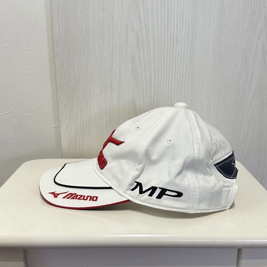 MIZUNO(ミズノ)のMIZUNO ミズノ　ゴルフ　キャップ　赤　白　青　3点セット スポーツ/アウトドアのゴルフ(ウエア)の商品写真