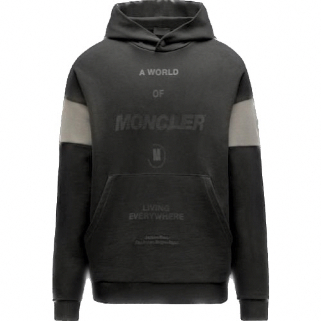 MONCLER モンクレール ロゴワッペン パーカー フーディー ブラック 黒