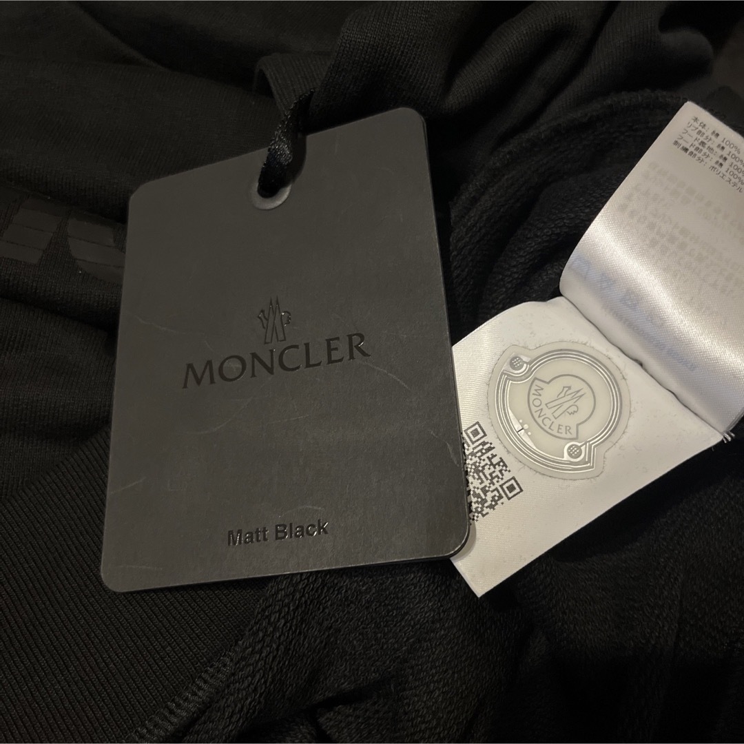 MONCLER モンクレール ロゴワッペン パーカー フーディー ブラック 黒