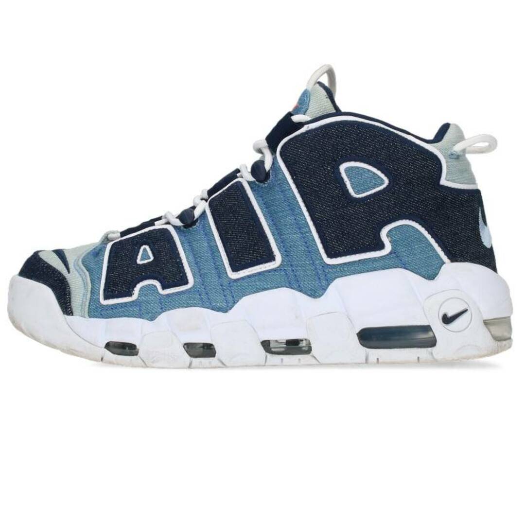 ナイキ  AIR MORE UPTEMPO 96 QS DENIM CJ6125-100 エアモアアップテンポ96デニムスニーカー メンズ 25cm