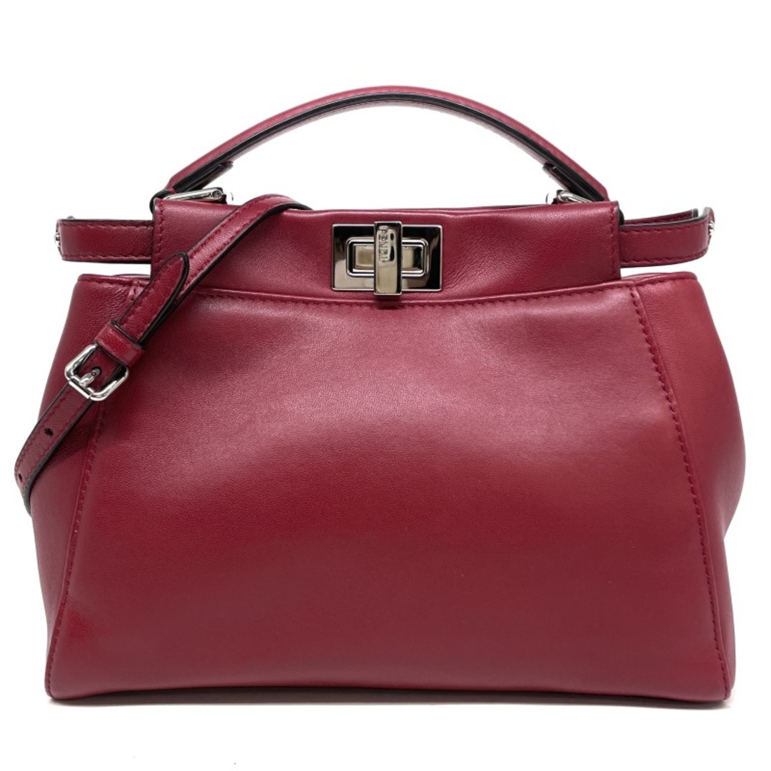 FENDI - フェンディ ピーカブー スモール ナッパレザー パイソン