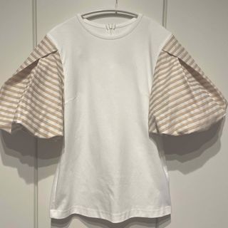 BORDERS at BALCONY - ボーダーズアットバルコニー PUFF SLEEVE TEE 36