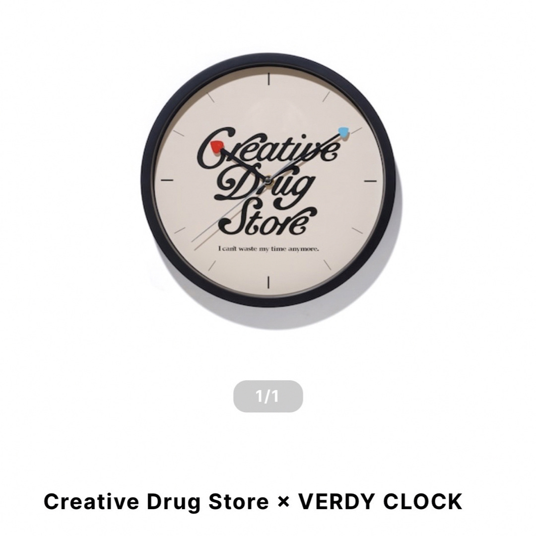 CREATIVE DRUG STORE VERDY 掛け時計-