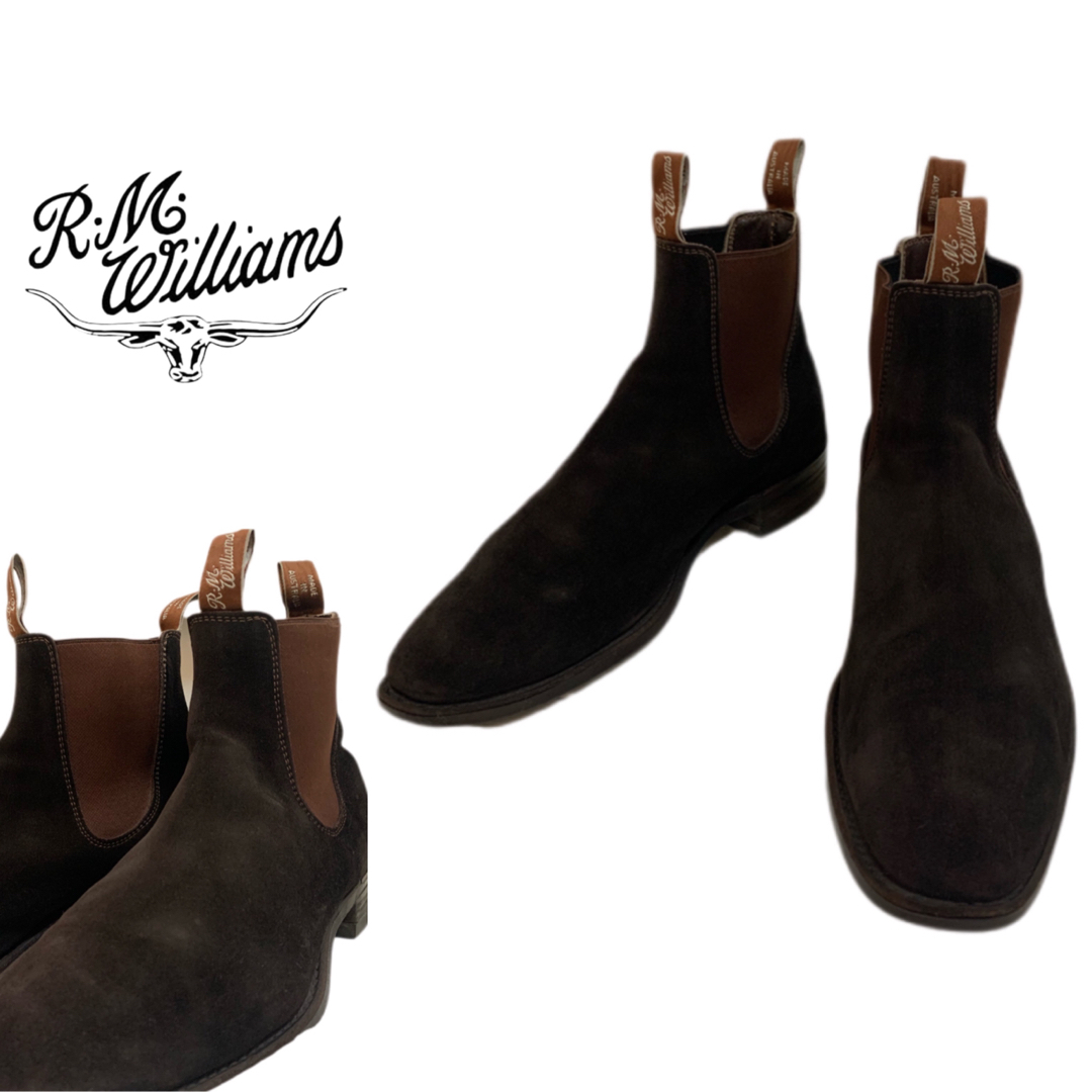 R.M.Williams AUSTRALIA製 サイドゴアスエードレザーブーツ