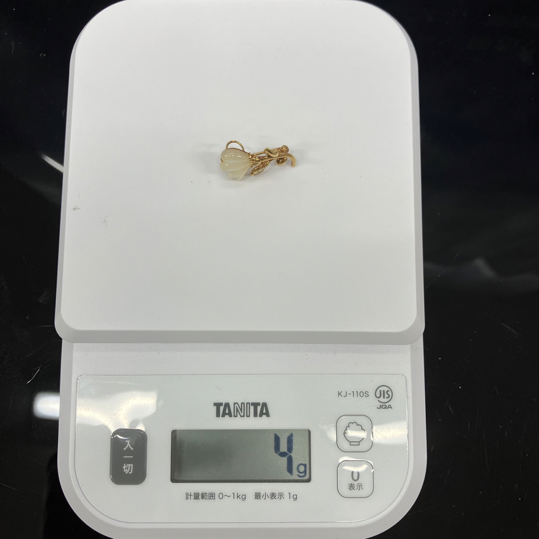 TASAKI フラワー＋ダイヤ ブローチ ペンダントトップ 0.02ct 18K-