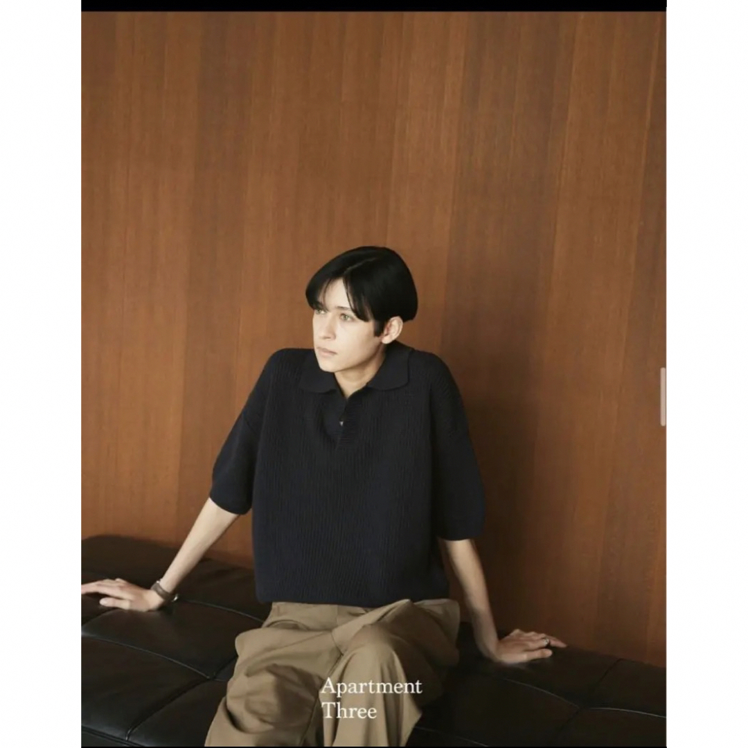 Apartment Three CottonBlend Knitted Poloの通販 by 孤独's shop|ラクマ