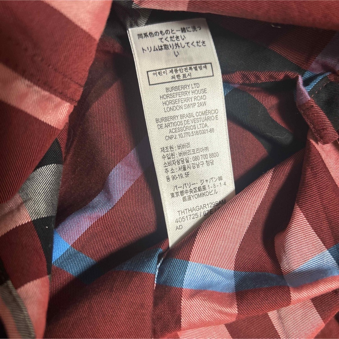 BURBERRY(バーバリー)のバーバリーチルドレンシャツ キッズ/ベビー/マタニティのキッズ服男の子用(90cm~)(Tシャツ/カットソー)の商品写真