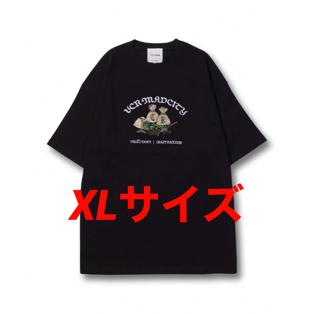 Tシャツ/カットソー(半袖/袖なし)XL vaultroom BANK ROBBERY TEE BLK Tシャツ