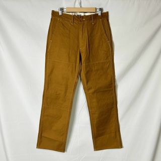 エフオービーファクトリー(FOB FACTORY)のFOB FACTORY F0322 ダック ワークパンツ 美品 ブラウン系 L(ワークパンツ/カーゴパンツ)