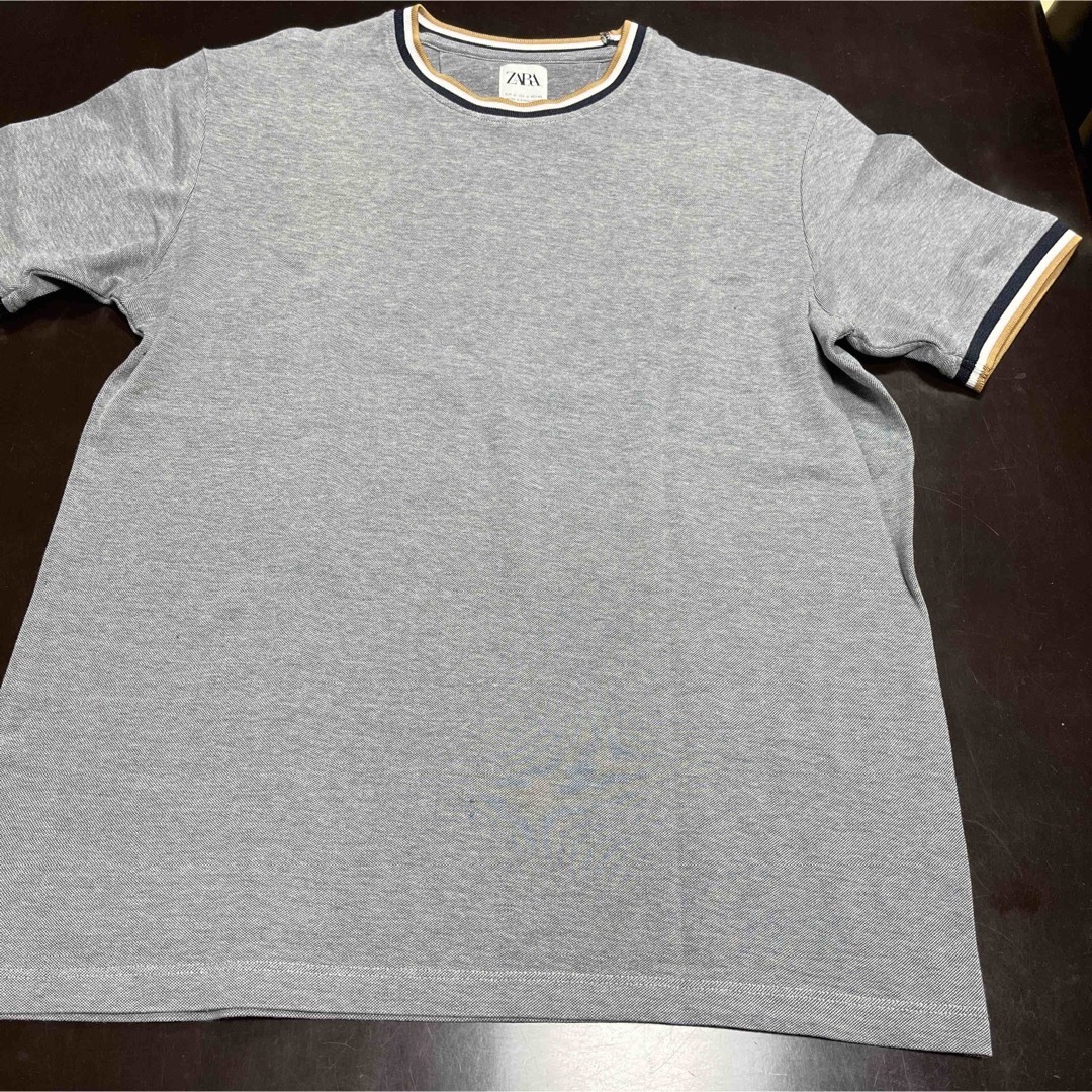 ZARA(ザラ)のザラ　ZARA リンガーTシャツM メンズのトップス(Tシャツ/カットソー(半袖/袖なし))の商品写真