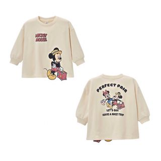 シマムラ(しまむら)のしまむら リトシー ディズニー ミッキー 長袖 Tシャツ(Tシャツ/カットソー)