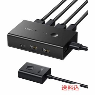 SALE【即日発送】HDMI KVMスイッチ 切替器 2入力1出力UGREEN(PC周辺機器)