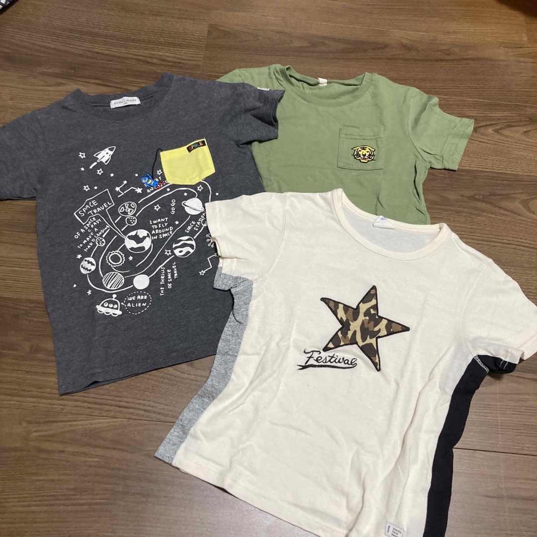 SiShuNon(シシュノン)のTシャツセット⭐︎値下げ キッズ/ベビー/マタニティのキッズ服男の子用(90cm~)(Tシャツ/カットソー)の商品写真