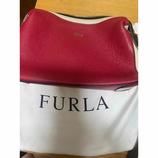 フルラ(Furla)のFURLA 赤白ショルダー(ショルダーバッグ)