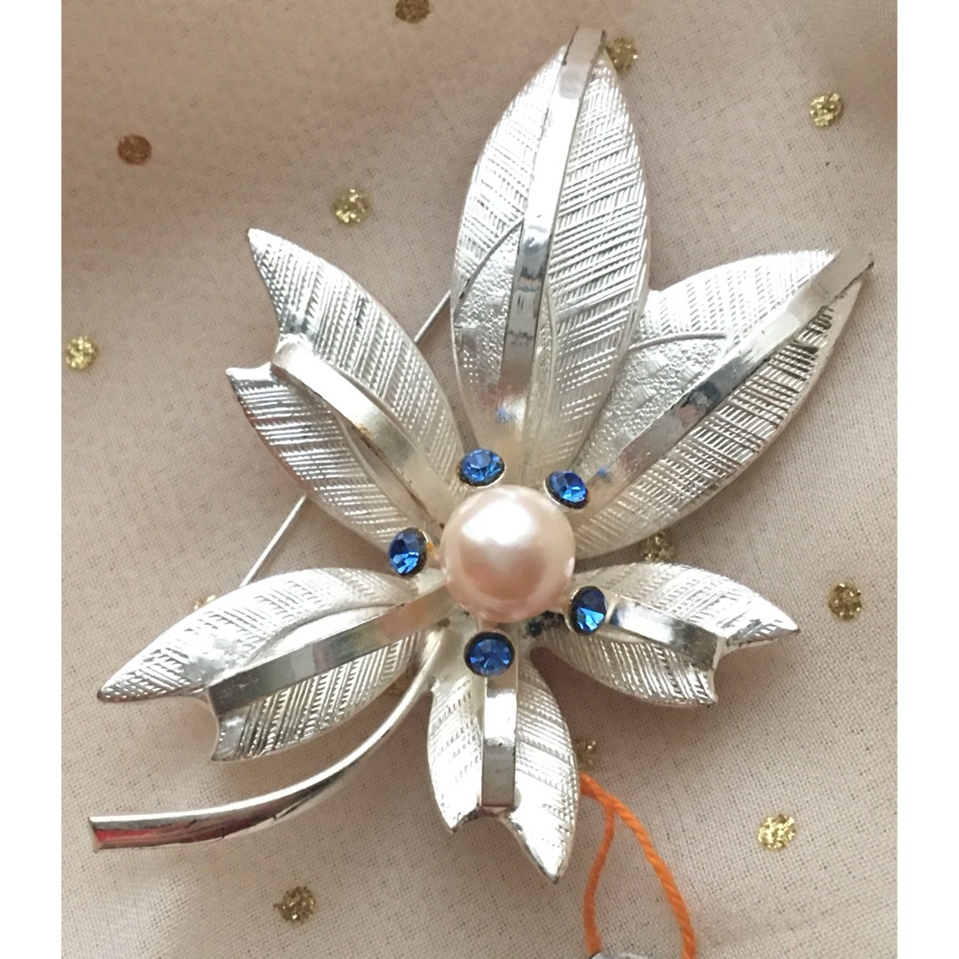 SILVER刻印本パールブローチ - その他 SILVER刻印本パールブローチ - その他