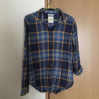 アメリカンイーグル(American Eagle)のアメリカンイーグル チェックシャツ ブルー(シャツ/ブラウス(長袖/七分))