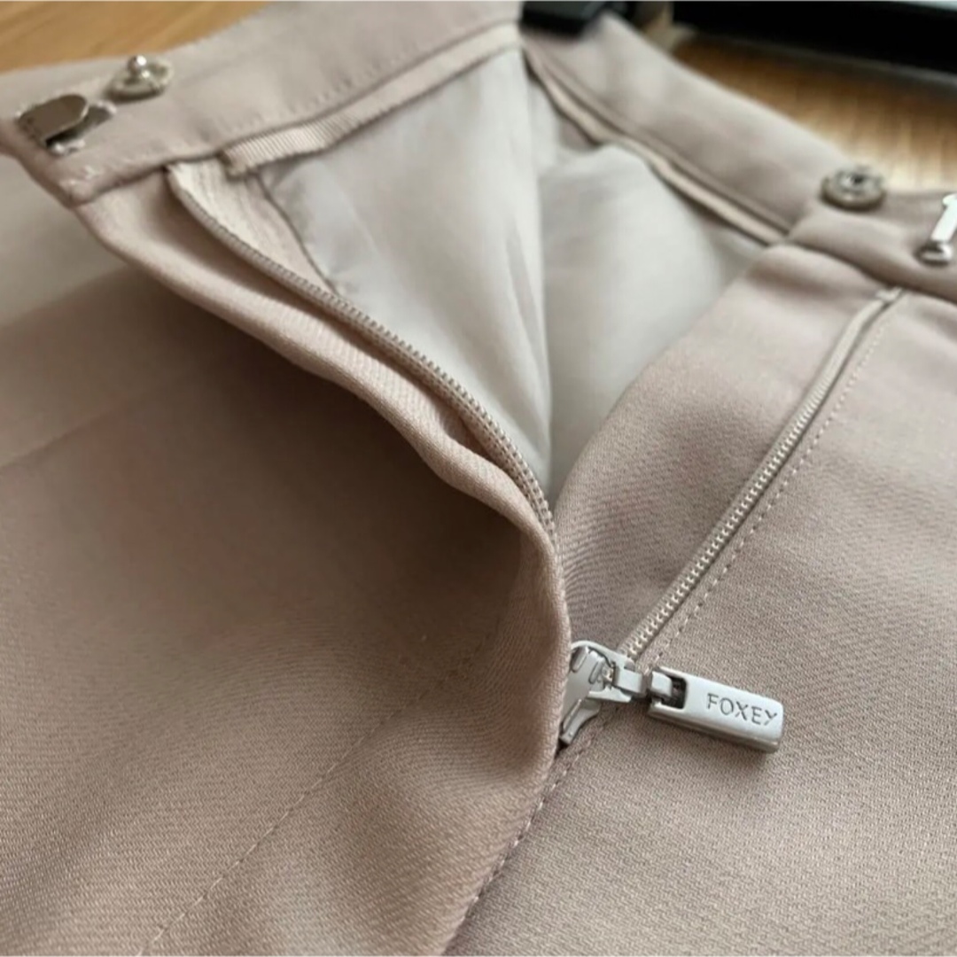 極美品 フォクシー FOXEY パンツ ロングパンツ ワイドパンツ