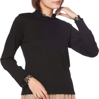 プロポーションボディドレッシング(PROPORTION BODY DRESSING)のPROPORTIONBODYDRESSING シャーリングカットソー　ハイネック(カットソー(長袖/七分))