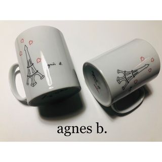 アニエスベー(agnes b.)の【お洒落＆可愛い♡】Agnes.b ペア マグカップ(食器)