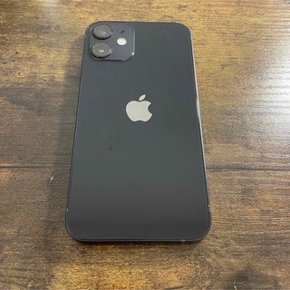 アイフォーン(iPhone)の 【SIMフリー版】iPhone 12mini  128GB ブラック(スマートフォン本体)