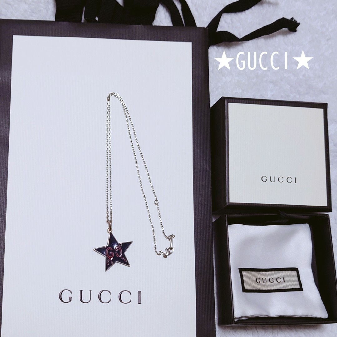 名作＆新作！ ☆GUCCI☆ゴーストスターネックレス グッチゴースト 星