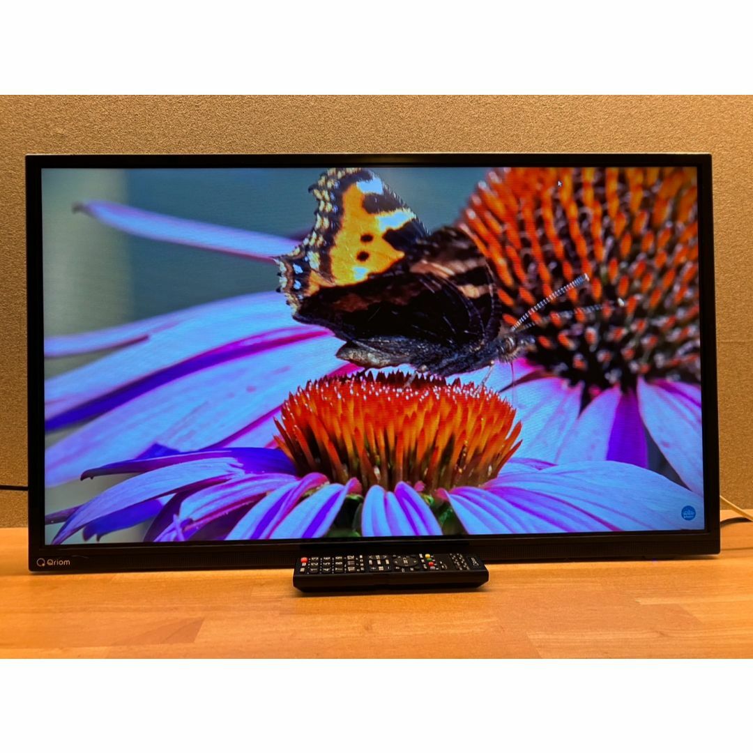 HDD内蔵録画可　Qriom　山善32型　テレビ　QRC-32W2K 19年製