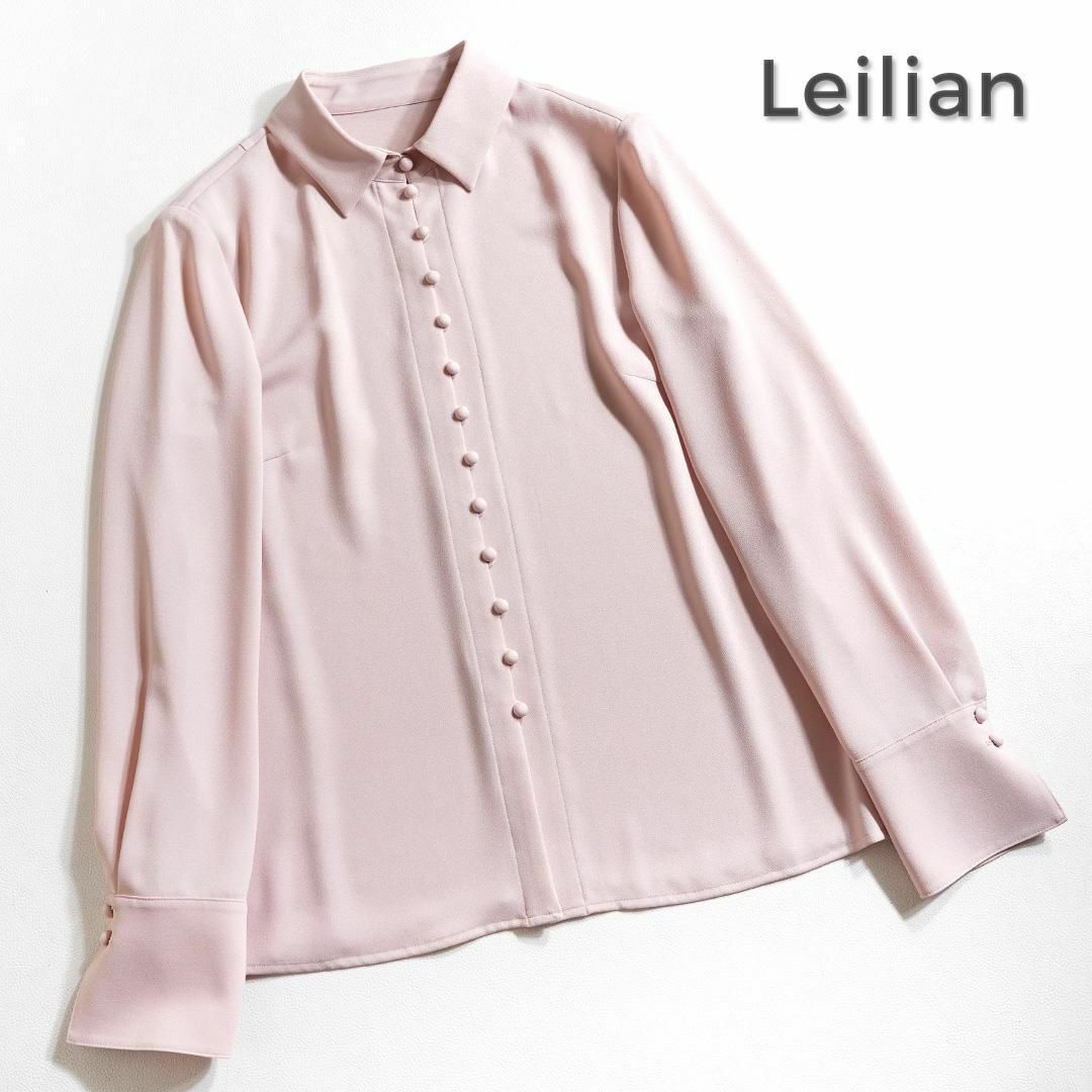 leilian - 968*極美品 レリアン クルミ釦 上品 とろみブラウスの通販 ...